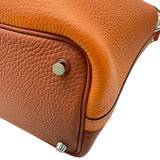 エルメス HERMES ピコタンロックPM カザック G刻印 オレンジ/キュイーブル/ゴールド トリヨン レディース ハンドバッグ