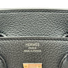 エルメス HERMES バーキン25 G刻印 ブラック シルバー金具 トゴ レディース ハンドバッグ
