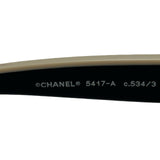 シャネル CHANEL スクエアシェイプ・サングラス 5417-A ブラック/ベージュ プラスチック メンズ サングラス