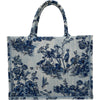 クリスチャン・ディオール Christian Dior Dioriviera Dior Book Tote ミディアム M1354PEUQ_M061 ブルー系 キャンバス レディース トートバッグ