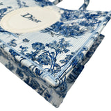 クリスチャン・ディオール Christian Dior Dioriviera Dior Book Tote ミディアム M1354PEUQ_M061 ブルー系 キャンバス レディース トートバッグ
