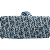 クリスチャン・ディオール Christian Dior Dioriviera Spongy Book Tote ミディアム M1461PDSE_M641 ブルー系 オブリーク レディース トートバッグ