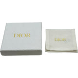 クリスチャン・ディオール Christian Dior トライバル ピアス シルバー金具 メタル/レジンパール/クリスタル アクセサリー
