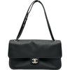 シャネル CHANEL マキシハンドバッグ AS6233 ブラック シルバー金具 カーフスキン レディース ハンドバッグ