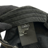 バレンシアガ BALENCIAGA ダメージ加工ロゴキャップ 661884 ブラック コットン メンズ その他ファッション雑貨
