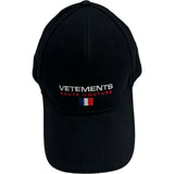 ヴェトモン VETEMENTS ロゴキャップ WSS18AC16 ブラック コットン ユニセックス その他ファッション雑貨