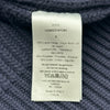 クリスチャン・ディオール Christian Dior ハイネックジップアップニットセーター 143M231AT284 ネイビー ウール メンズ セーター
