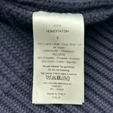 クリスチャン・ディオール Christian Dior ハイネックジップアップニットセーター 143M231AT284 ネイビー ウール メンズ セーター