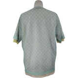 ルイ・ヴィトン LOUIS VUITTON モノグラム総柄メッシュ半袖Ｔシャツ HIS77W グリーン ナイロン メンズ 半袖Ｔシャツ