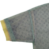 ルイ・ヴィトン LOUIS VUITTON モノグラム総柄メッシュ半袖Ｔシャツ HIS77W グリーン ナイロン メンズ 半袖Ｔシャツ