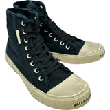 バレンシアガ BALENCIAGA ハイカットスニーカー 688752 ネイビー キャンバス メンズ スニーカー