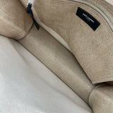 サンローラン SAINT LAURENT リヴゴーシュトートバッグ 617481 アイボリー キャンバス/レザー レディース トートバッグ