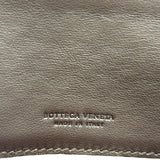 ボッテガ・ヴェネタ BOTTEGA VENETA イントレチャート二つ折り財布 143305 ブラウン レザー レディース 長財布