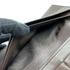 ボッテガ・ヴェネタ BOTTEGA VENETA イントレチャート二つ折り財布 143305 ブラウン レザー レディース 長財布