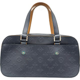 ルイ・ヴィトン LOUIS VUITTON シェルトン M55175 メタリックブルー モノグラム・マット レディース ハンドバッグ