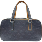 ルイ・ヴィトン LOUIS VUITTON シェルトン M55175 メタリックブルー モノグラム・マット レディース ハンドバッグ