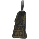 フェンディ FENDI ズッカ柄2WAYハンドバッグ ブラウン ゴールド金具 キャンバス レディース ハンドバッグ