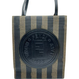 フェンディ FENDI ペカントートバッグ 259980 ブラウン ゴールド金具 PVC/レザー レディース トートバッグ