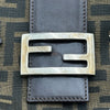フェンディ FENDI ズッカ柄トートバッグ ブラウン キャンバス/レザー レディース トートバッグ