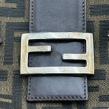 フェンディ FENDI ズッカ柄トートバッグ ブラウン キャンバス/レザー レディース トートバッグ