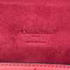 クリスチャン・ディオール Christian Dior ロゴダブルハンドルタッセルショルダーバッグ レッド ゴールド金具 レザー レディース ショルダーバッグ