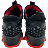 クリスチャン・ルブタン Christian louboutin Shrkyloub SP Spikes スニーカー ブラック レザー メンズ スニーカー