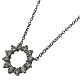ティファニー TIFFANY＆CO オープンサークル ダイヤ ネックレス プラチナ Pt950 ダイヤモンド ジュエリー