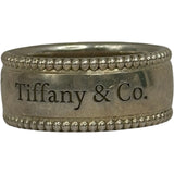 ティファニー TIFFANY＆CO ミルグレイン ワイドリング シルバー 925 ジュエリー