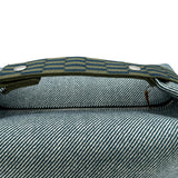 エルメス HERMES ブリットアブラック オ カレGM ネイビー トワル/ウール レディース ハンドバッグ