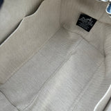 エルメス HERMES ブリットアブラック オ カレGM ネイビー トワル/ウール レディース ハンドバッグ