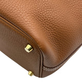 エルメス HERMES ピコタンロックPM K刻印 ゴールド ゴールド金具 トリヨンクレマンス レディース ハンドバッグ