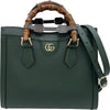 グッチ GUCCI ダイアナミディアムトートバッグ 853226 グリーン ゴールド金具 レザー レディース ハンドバッグ