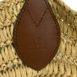 グッチ GUCCI GGロゴラフィアトート 836506 ベージュ ラフィア/レザー レディース トートバッグ