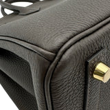 エルメス HERMES バーキン25 K刻印 ベブラン ゴールド金具 トゴ レディース ハンドバッグ
