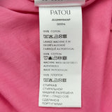 PATOU フロントロゴ半袖Tシャツ JE0299999426P ピンク コットン レディース 半袖Ｔシャツ