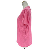 PATOU フロントロゴ半袖Tシャツ JE0299999426P ピンク コットン レディース 半袖Ｔシャツ