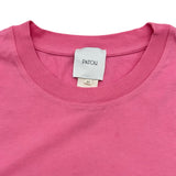 PATOU フロントロゴ半袖Tシャツ JE0299999426P ピンク コットン レディース 半袖Ｔシャツ