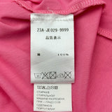 PATOU フロントロゴ半袖Tシャツ JE0299999426P ピンク コットン レディース 半袖Ｔシャツ