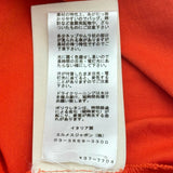 エルメス HERMES H刺繍ポケット半袖ワンピース 3H4508DL オレンジ コットン レディース ワンピース