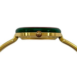 グッチ GUCCI チェンジベゼル 11/12.2 ホワイト ゴールドメッキ クオーツ レディース 腕時計