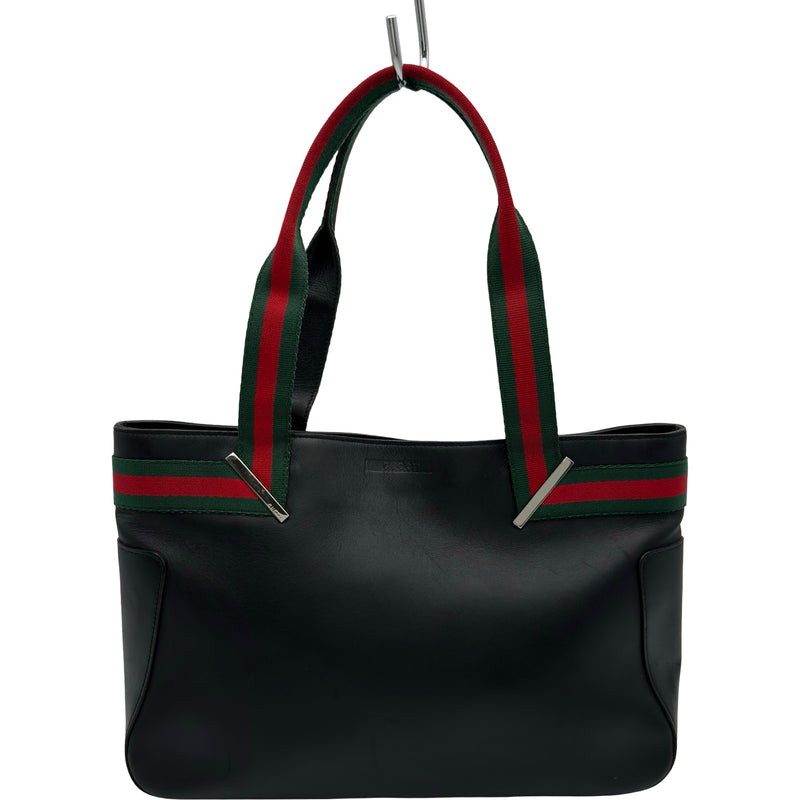 グッチ GUCCI シェリーライントートバッグ 73983 ブラック レザー