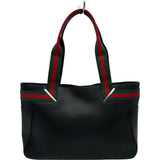 グッチ GUCCI シェリーライントートバッグ 73983 ブラック レザー レディース トートバッグ
