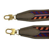 MOYNAT ショルダーストラップ トープ/マルチカラー シルバー金具 レザー/キャンバス レディース ショルダーストラップ