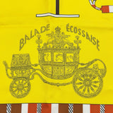 エルメス HERMES カレ90 BALADE ECOSSAISE イエロー/マルチカラー シルク レディース スカーフ