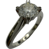 ハリーウィンストン HARRY WINSTON ラウンド ソリティア ダイヤ リング プラチナ Pt950 ダイヤモンド ジュエリー