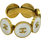シャネル CHANEL ココマーク サークルバングル ゴールド メタル/シェル アクセサリー