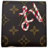 ルイ・ヴィトン LOUIS VUITTON ノートパッド パウチ GI1163 ブラウン/レッド モノグラム・キャンバス レディース その他小物