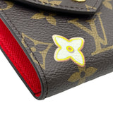 ルイ・ヴィトン LOUIS VUITTON ノートパッド パウチ GI1163 ブラウン/レッド モノグラム・キャンバス レディース その他小物