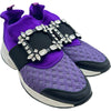 ロジェ ヴィヴィエ ROGER VIVIER ヴィヴラン ファブリック スニーカー パープル ファブリック レディース スニーカー