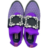 ロジェ ヴィヴィエ ROGER VIVIER ヴィヴラン ファブリック スニーカー パープル ファブリック レディース スニーカー